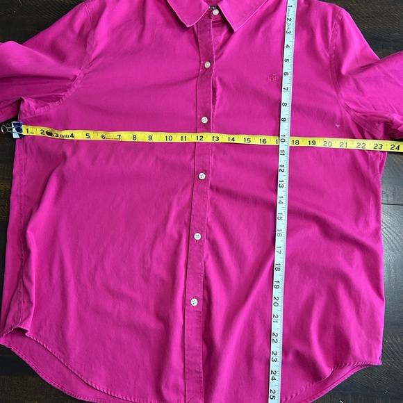 Lauren Ralph Lauren non-iron cotton button-down shirt - Picture 7 of 8